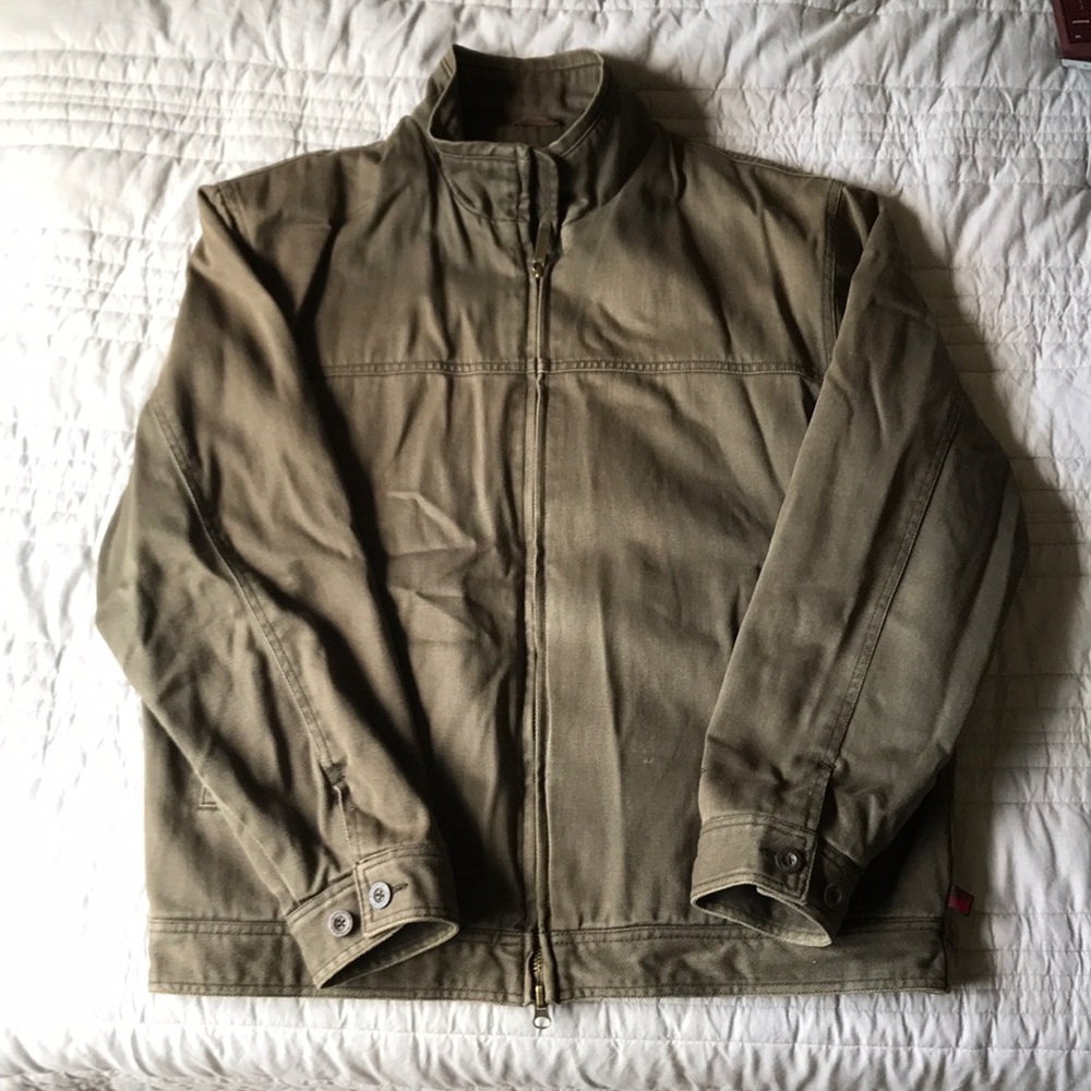 Woolrich lambs wool lined barn coat